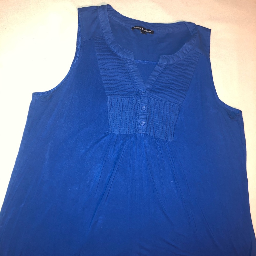 Blue Tank Top